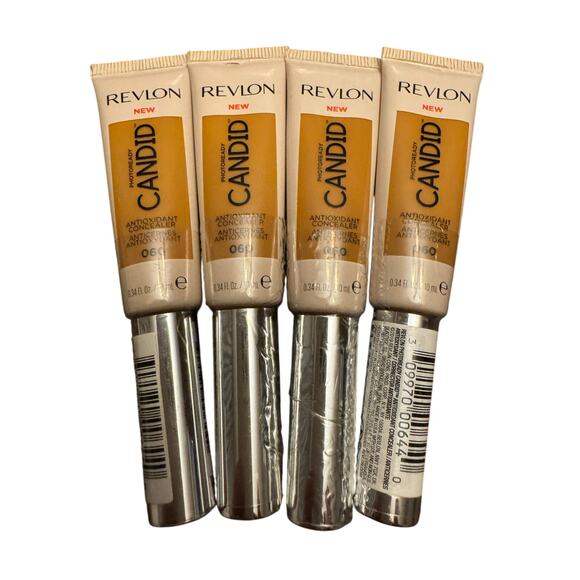Revlon Photoready Candid Antioxidant Concealer #060 0.34 Fl. Oz /10ml Set of 4 - Picture 1 of 6
